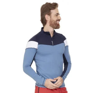 FULLSAND Playera Rashguard Con Cierre Hombre Con Protección Solar Certificada.