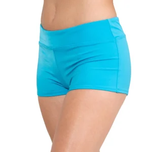 CORALINA Traje De Baño Short Básico Turqueza Mujer.