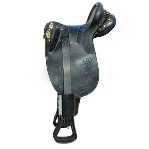 Silla Australiana Sin Pomo 17.5" - Kit Completo Cuero Fieltro